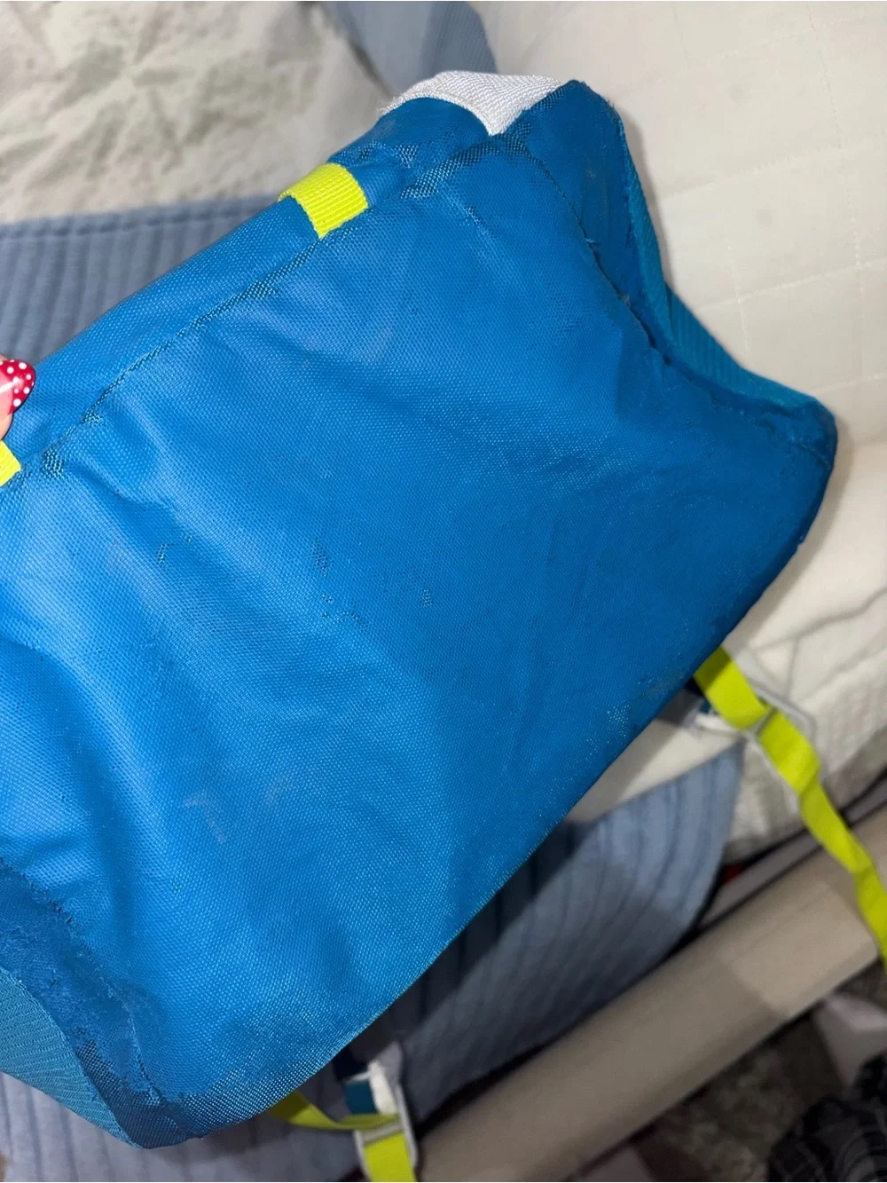 Granite Gear White & Blue Men’s Backpack with Neon Yellow Accents